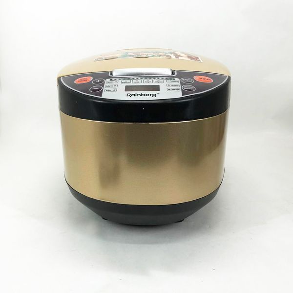 Мультиварка Rainberg RB-6207 З Фритюрницею, 12 Програм, скороварка пароварка мультиварка. Колір бежевий 00018660 фото