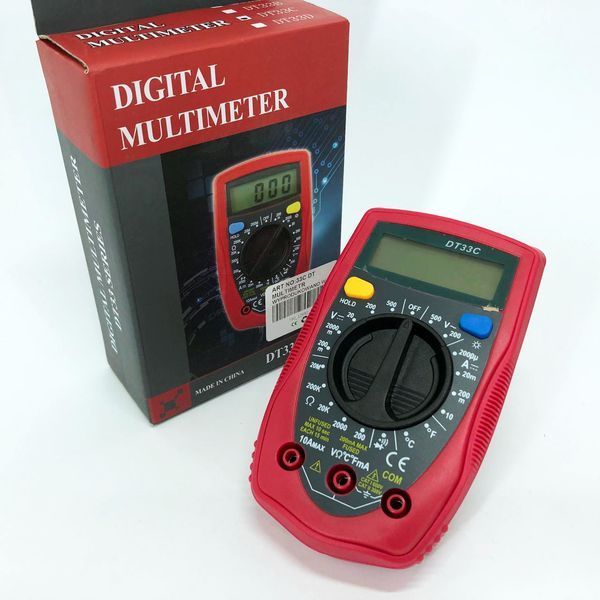 Цифровой Мультиметр 33 C DT DIGITAL мультитестер тестер, электронный мультиметр, тестер профессиональный 00017285 фото