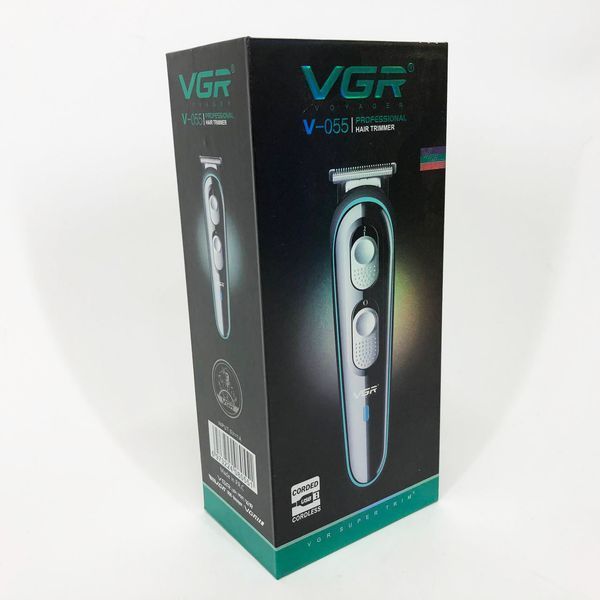 Беспроводная универсальная машинка для стрижки VGR V-055, Машинка для стрижки волос домашняя 00014422 фото