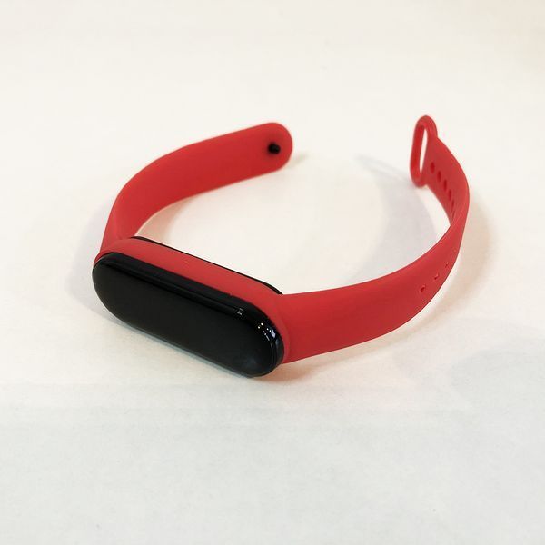 Фитнес браслет Smart Watch M5 Band Classic Black смарт часы-трекер. Цвет: красный 00022401 фото