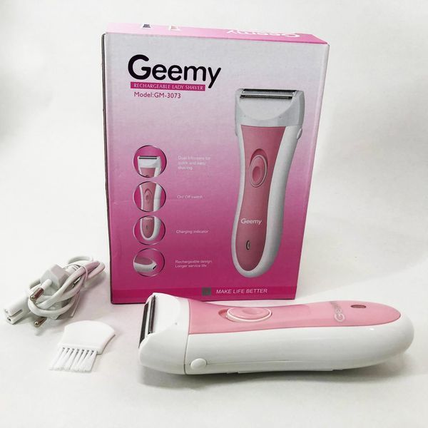 Женский эпилятор триммер Gemei GM-3073, Женская бритва для бикини, Женская электробритва для ног 00015183 фото