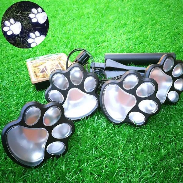 Светильник Solar Paw Print Lights на солнечной батарее 4 шт 00022167 фото