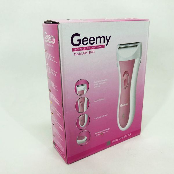 Женский эпилятор триммер Gemei GM-3073, Женская бритва для бикини, Женская электробритва для ног 00015183 фото