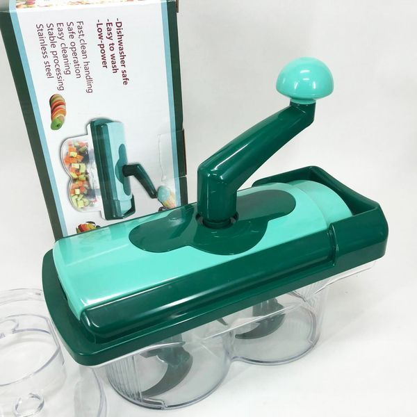 Овочерізка Nicer Dicer Twist багатофункціональна мультирізка, подрібнювач для продуктів 00018721 фото