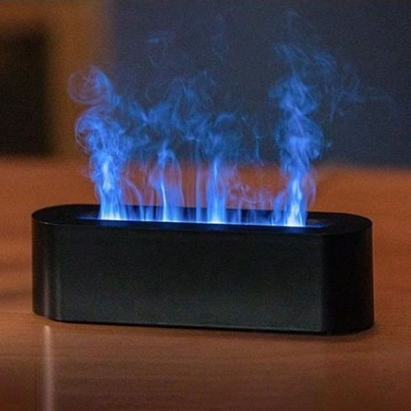 Зволожувач повітря - арома дифузор Diffuser А3 c пультом, ультразвуковий зволожувач з ефектом полум'я 00013527 фото