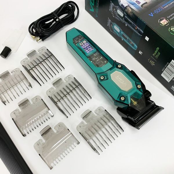 Аккумуляторная машинка для стрижки VGR V-600. Цвет: зеленый 00014794 фото