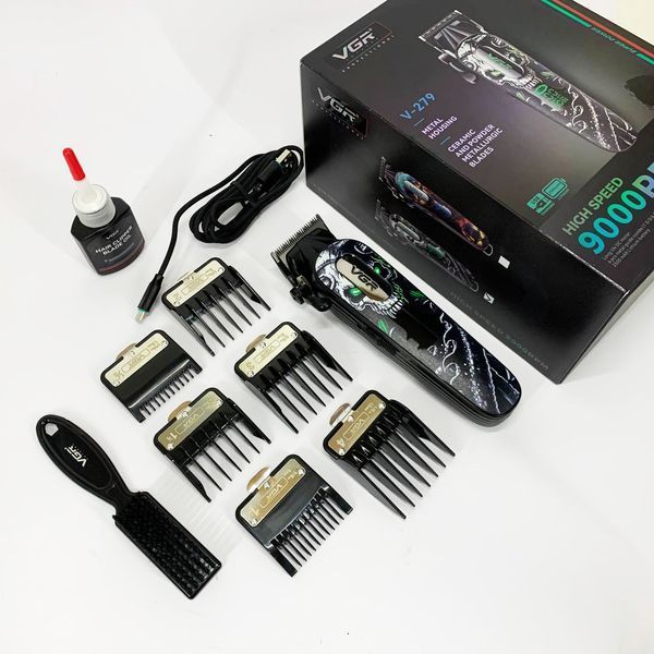 Акумуляторна машинка для стрижки VGR V-279 GREEN 00014844 фото