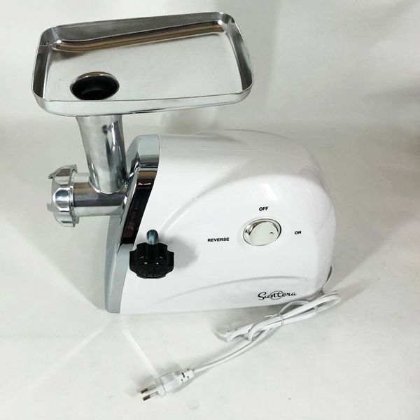 Мясорубка Suntera SMG-5418W, электромясорубка для дома, мясорубка с металлическим редуктором 00018944 фото