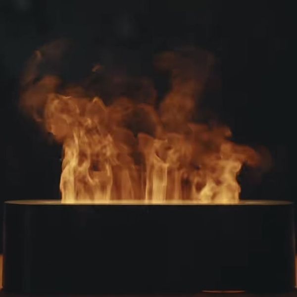 Зволожувач повітря - арома дифузор Diffuser А3 c пультом, ультразвуковий зволожувач з ефектом полум'я 00013527 фото