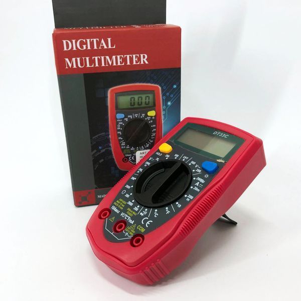 Цифровой Мультиметр 33 C DT DIGITAL мультитестер тестер, электронный мультиметр, тестер профессиональный 00017285 фото