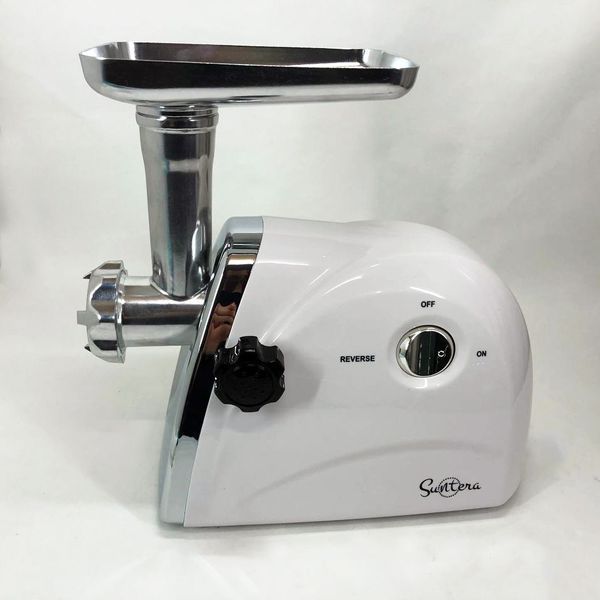 Мясорубка Suntera SMG-5418W, электромясорубка для дома, мясорубка с металлическим редуктором 00018944 фото