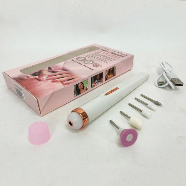 Фрезер для маникюра и педикюра Flawless Salon Nails, фрезер ручной для маникюра. Цвет: белый 00015123 фото