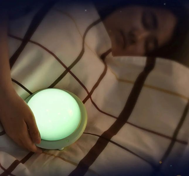 Нічник зоряне небо Night Light projection lamp, Дитячий нічник-проектор, М'який лід нічник 00022504 фото
