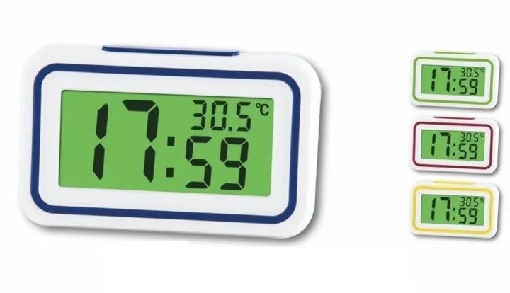 Голосовий годинник, будильник UKC KK-9905 TR White/Green 00022371 фото