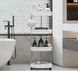 Кутовий стелаж для ванної кімнати 4 яруси, на коліщатках (85х28х22см),Corner storage rack 00012789 фото 1