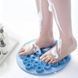 Кругла силіконова щітка - мочалка на присосках на стіну у ванну/душ Massage foot rad масажний протиковзкий килимок для ніг 00013097 фото 1