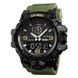 Годинник наручний чоловічий SKMEI 1586AG ARMY GREEN, чоловічий армійський водостійкий тактичний. Колір: зелений 00022047 фото 1