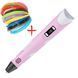 3D ручка Smart 3D Pen 2 c LCD дисплеєм, 3D ручка для розвитку уваги. Колір: рожевий 00016252 фото 17