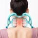 Ручний роликовий масажер для шиї Neck Stretcher з рельєфними роликами, що обертаються 360&deg; 00015659 фото 1