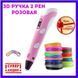 3D ручка Smart 3D Pen 2 c LCD дисплеєм, 3D ручка для розвитку уваги. Колір: рожевий 00016252 фото 16