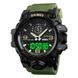 Годинник наручний чоловічий SKMEI 1586AG ARMY GREEN, чоловічий армійський водостійкий тактичний. Колір: зелений 00022047 фото 3