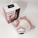 Беспроводные наушники с кошачьими ушками и RGB подсветкой Cat VZV 23M. Цвет: розовый 00023876 фото 27