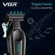 Акумуляторна машинка для стрижки VGR V-662 GREEN, 7000 RPM, 6 насадок, LED дисплей 00021674 фото 7