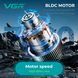 Акумуляторна машинка для стрижки VGR V-662 GREEN, 7000 RPM, 6 насадок, LED дисплей 00021674 фото 5