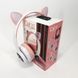 Беспроводные наушники с кошачьими ушками и RGB подсветкой Cat VZV 23M. Цвет: розовый 00023876 фото 29