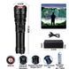 Ручной фонарик PLD-6606 White Laser LED PM50-TG, работает от аккумулятора, сверхмощный фонарик 00023402 фото 1