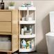 Кутовий стелаж для ванної кімнати 4 яруси, на коліщатках (85х28х22см),Corner storage rack 00012789 фото 2
