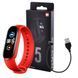 Фитнес браслет Smart Watch M5 Band Classic Black смарт часы-трекер. Цвет: красный 00022401 фото 1