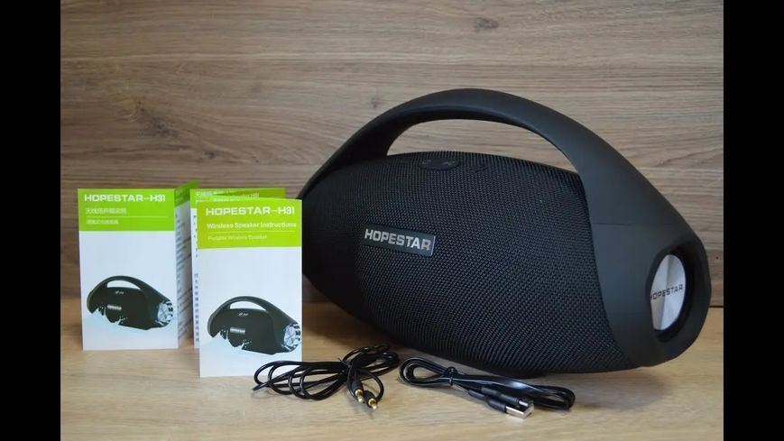 Портативная Bluethooth колонка Hopestar H31 Black 00018011 фото