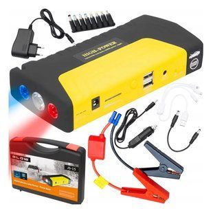 Пускозарядное устройство на 50800 mAh для автомобильного аккумулятора c индикацией заряда в кейсе 00017038 фото