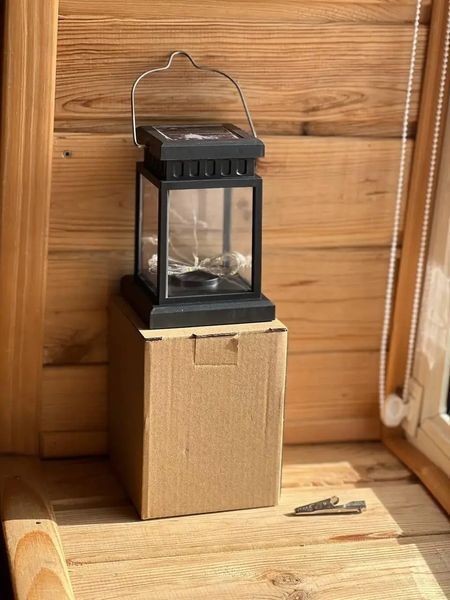 Уличный садовый подвесной фонарь на солнечной батарее, водонепроницаемый The lamp 00023270 фото