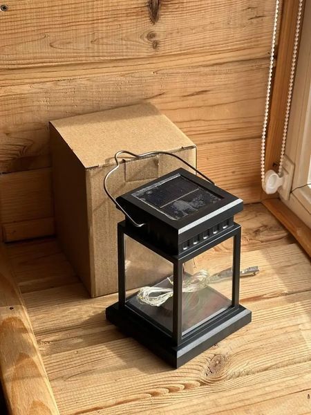 Уличный садовый подвесной фонарь на солнечной батарее, водонепроницаемый The lamp 00023270 фото