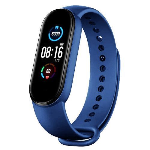 Фитнес браслет Smart Watch M5 Band Classic Black смарт часы-трекер. Цвет: синий 00022402 фото