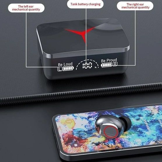 Беспроводные наушники M90 Pro True Wireless Earbuds 5.3, хорошие беспроводные наушники Bluetooth 00023860 фото