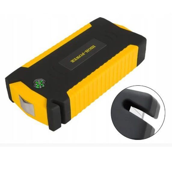 Пускозарядний пристрій на 50800 mAh для автомобільного акумулятора з індикацією заряду в кейсі 00017038 фото