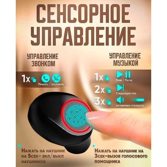Беспроводные наушники M90 Pro True Wireless Earbuds 5.3, хорошие беспроводные наушники Bluetooth 00023860 фото