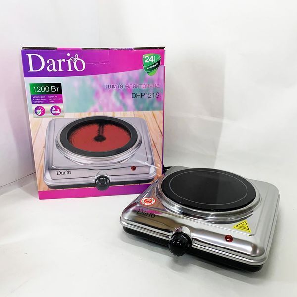 Настільна плита електрична DARIO DHP121S 00020184 фото