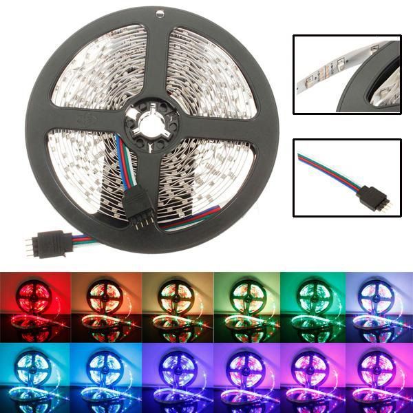 Светодиодная лента SMD 5050 RGB LED 5 м IP65 с bluetooth контролем. подключение 220V 00022871 фото