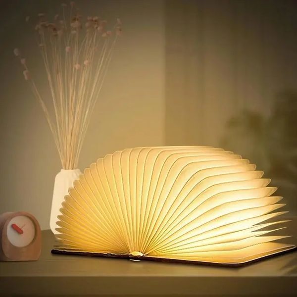 Светильник-книга, ночник книжка VHG Foldable Book Lamp Brown 00022168 фото