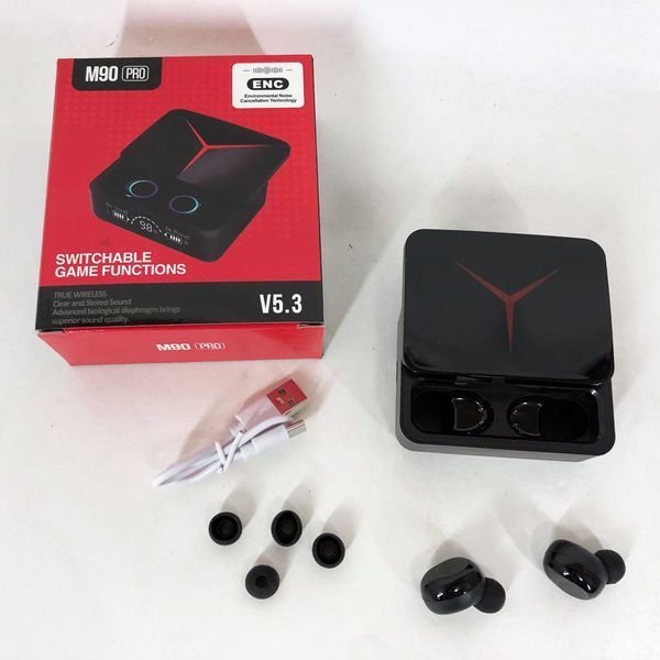 Беспроводные наушники M90 Pro True Wireless Earbuds 5.3, хорошие беспроводные наушники Bluetooth 00023860 фото