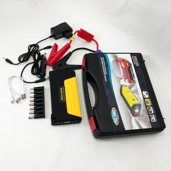 Пускозарядний пристрій на 50800 mAh для автомобільного акумулятора з індикацією заряду в кейсі 00017038 фото