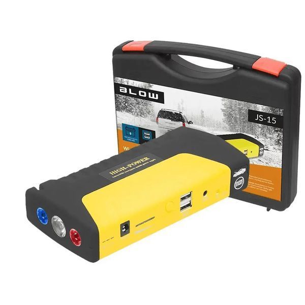Пускозарядний пристрій на 50800 mAh для автомобільного акумулятора з індикацією заряду в кейсі 00017038 фото