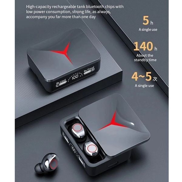 Беспроводные наушники M90 Pro True Wireless Earbuds 5.3, хорошие беспроводные наушники Bluetooth 00023860 фото