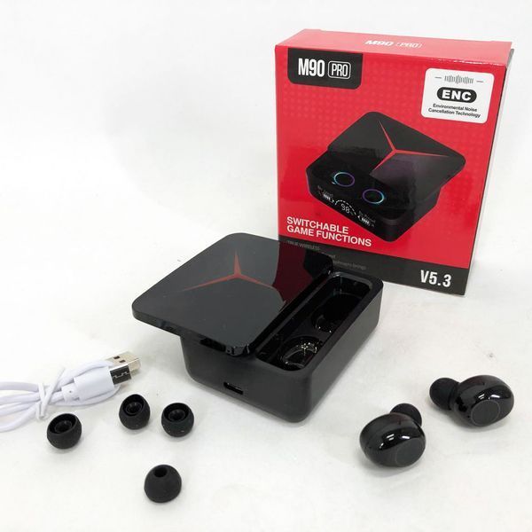 Беспроводные наушники M90 Pro True Wireless Earbuds 5.3, хорошие беспроводные наушники Bluetooth 00023860 фото