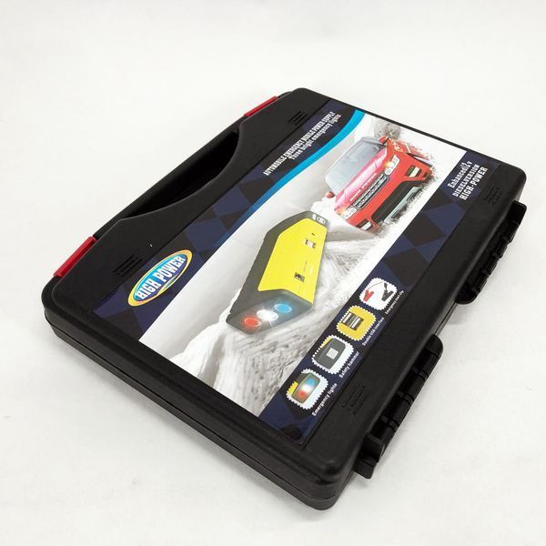 Пускозарядний пристрій на 50800 mAh для автомобільного акумулятора з індикацією заряду в кейсі 00017038 фото