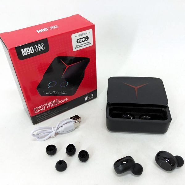 Беспроводные наушники M90 Pro True Wireless Earbuds 5.3, хорошие беспроводные наушники Bluetooth 00023860 фото